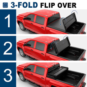 MOSTPLUS lifestyle image of pickup with cover demonstrating concealed cargo