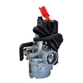 MothAr carburetor 17mm throttle bore closeup demonstrating accurate fuel flow