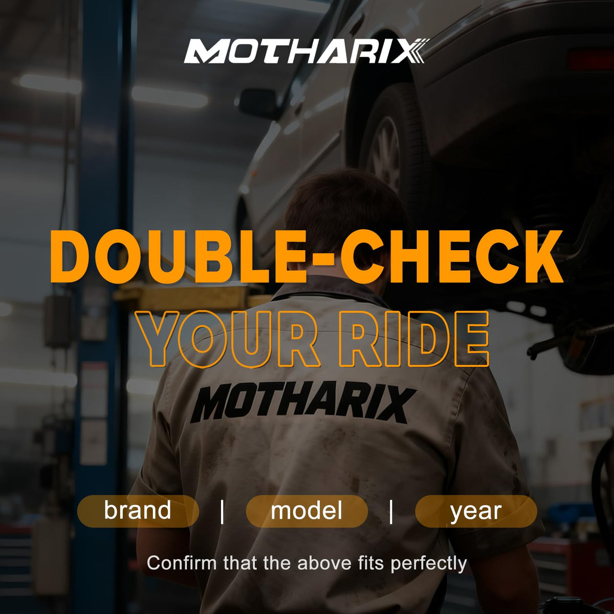 MOTHARIX kit layout with all included parts for hassle-free install