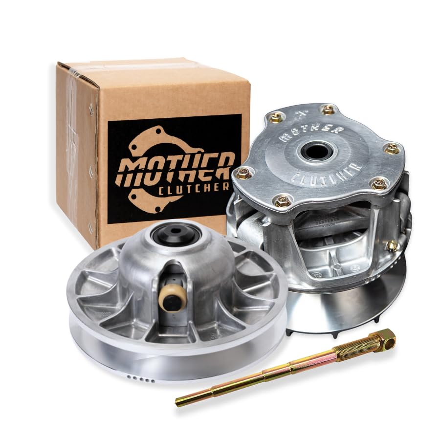 MOTHER CLUTCHER primary clutch front view showing bolt pattern and quick install benefit