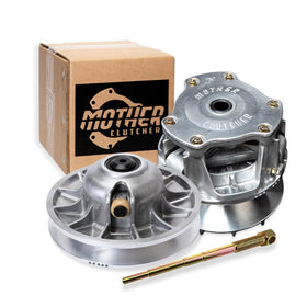 MOTHER CLUTCHER primary clutch front view showing bolt pattern and quick install benefit