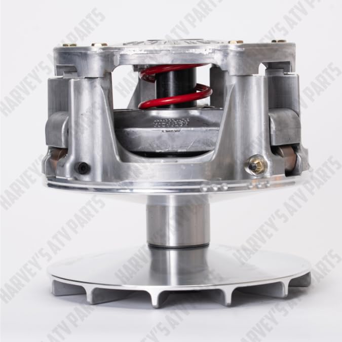 MOTHER CLUTCHER secondary clutch front view highlighting round rollers for smoother engagement