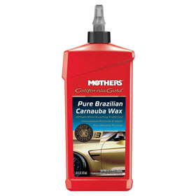Mothers bottle front label showing product name and benefit of deep shine