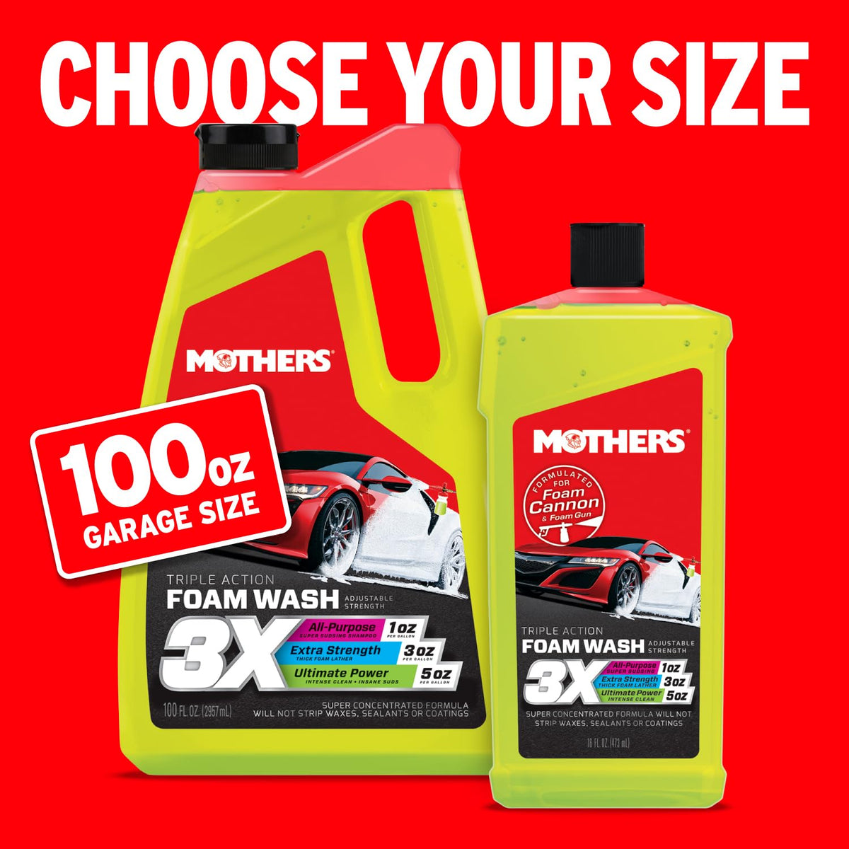 100 oz Mothers bottle held for scale to show value-size for repeated washes