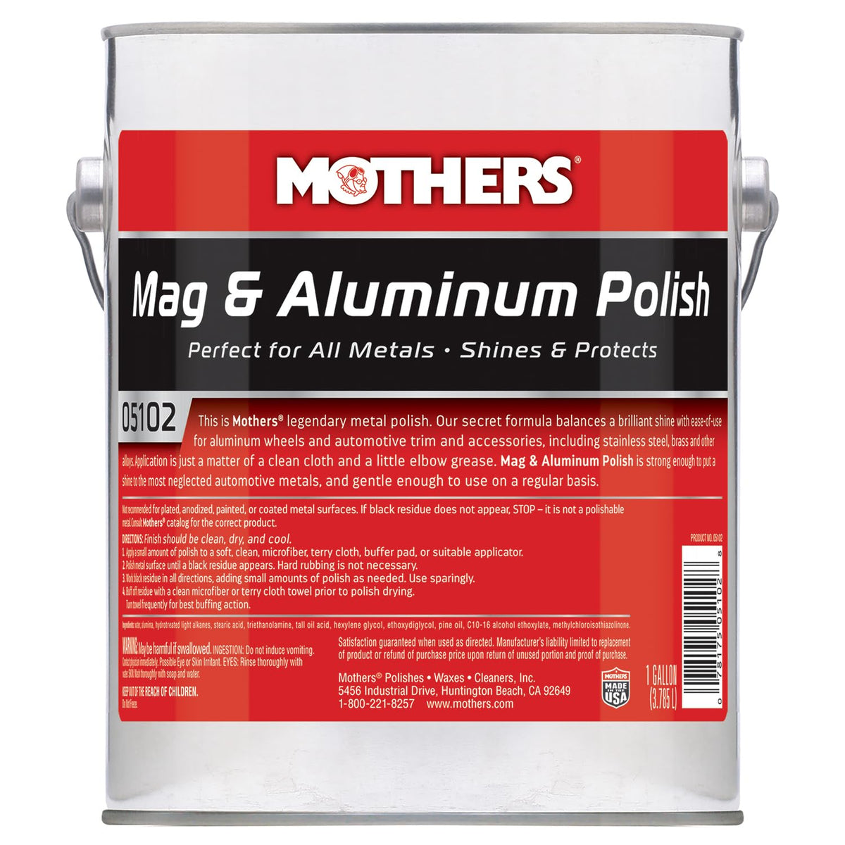 Mothers front 128 oz bottle showing brand and large-size convenience