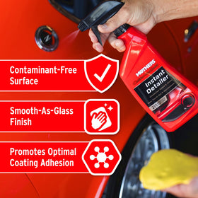 Mothers instant detailer lubricant bottle improving clay glide and protection