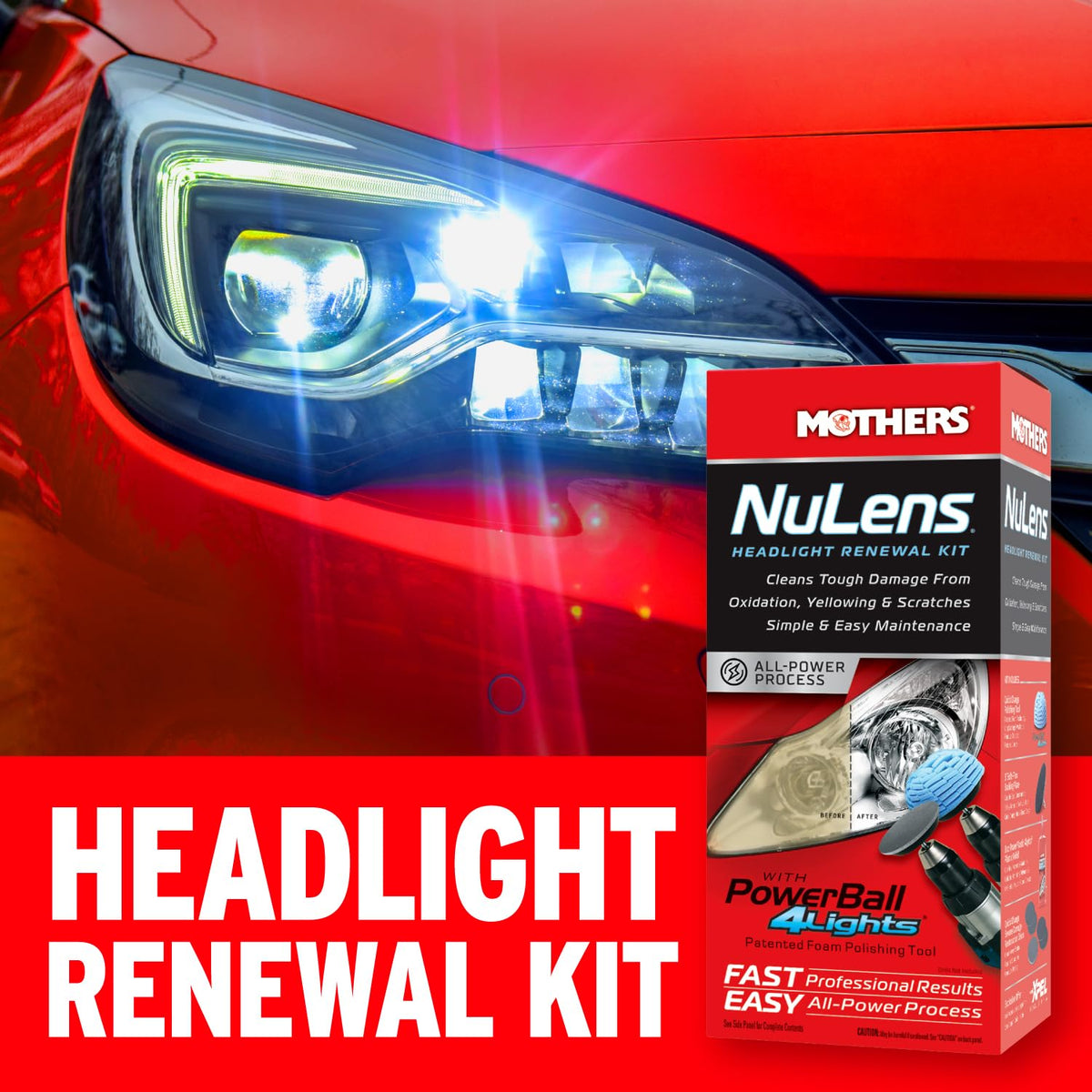 Mothers NuLens Powerball polishing tool ready to deliver even mechanical polishing
