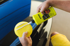 Mothers close-up of wax texture highlighting smooth polishability and fine abrasives