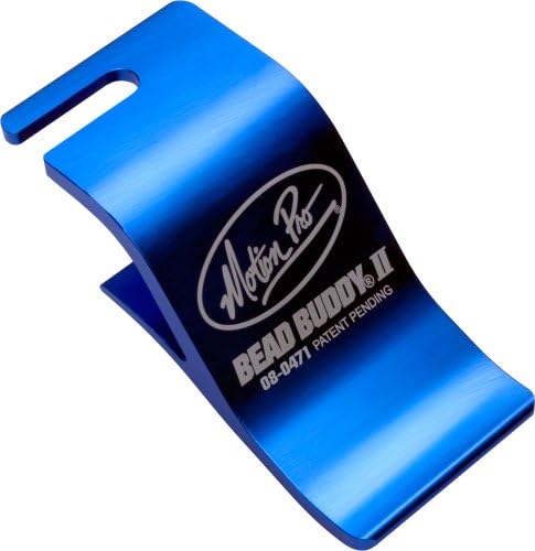 Motion Pro Bead Buddy II holding tire bead on rim for easier tire changes