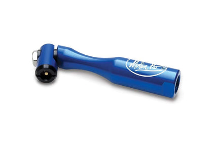 Motion Pro front view of blue Pro-Fill air chuck showing durable body and quick-connect benefit