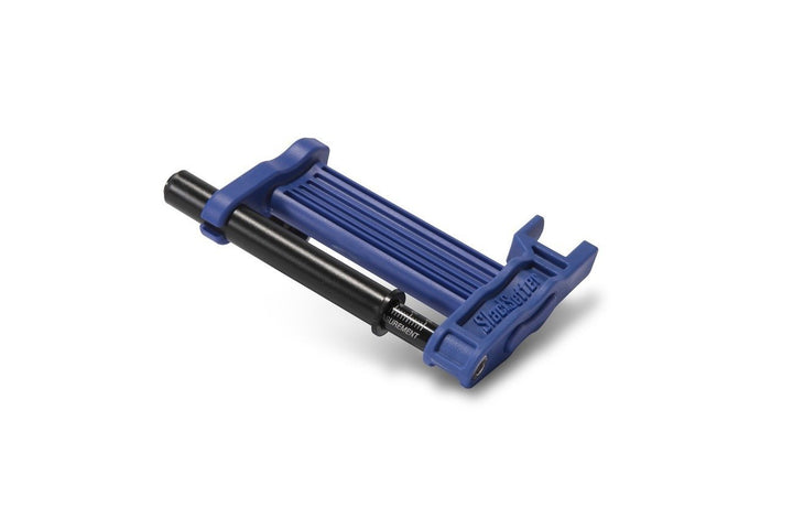 Motion Pro SlackSetter front view showing scale for accurate measurements and durability