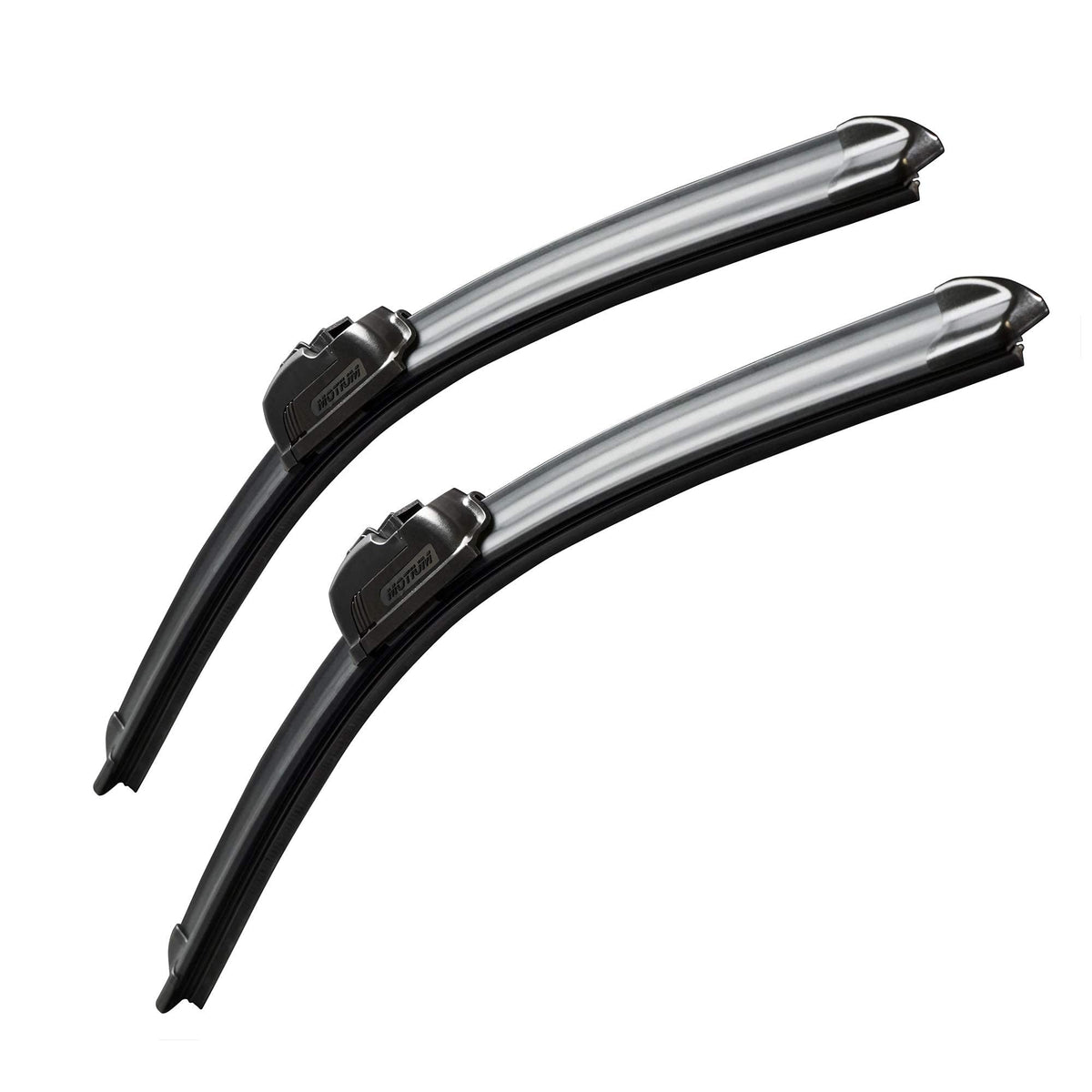 MOTIUM front packaging showing the 26" and 20" blades and clear product labeling for quick purchase