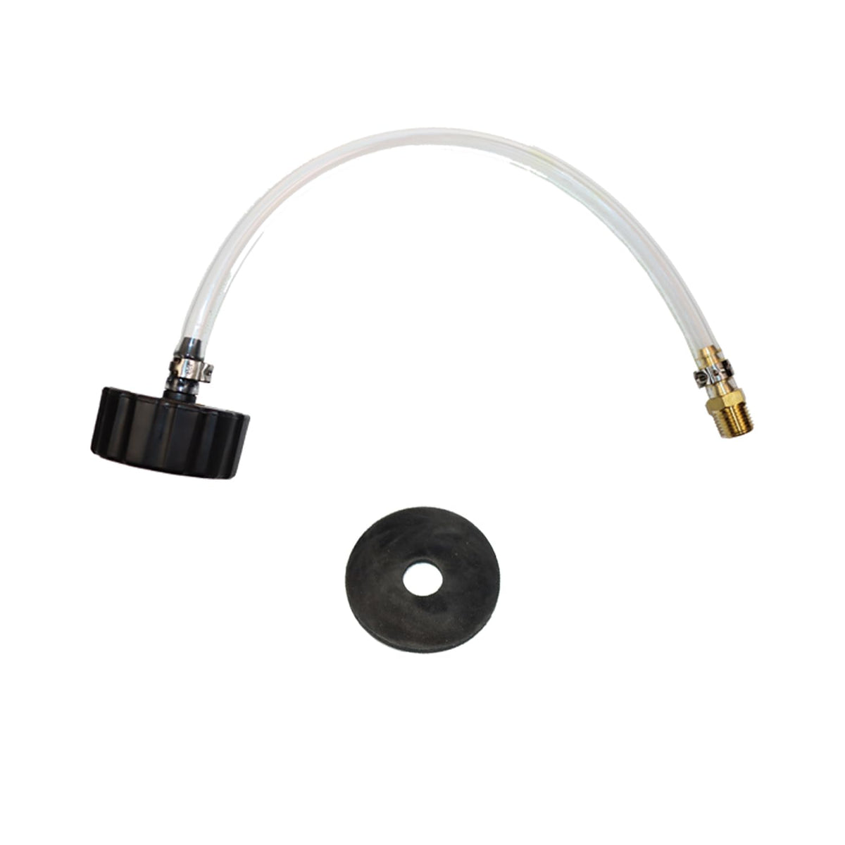 Motive Products 1100 front view showing adapter and secure connection benefit