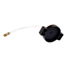 Motive Products hose and 3-inch round adapter detail creating a secure sealed connection