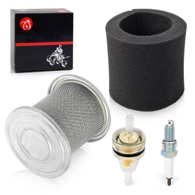 MOTO1988 assembled air cleaner fitted on a Honda bike illustrating proper installation fit