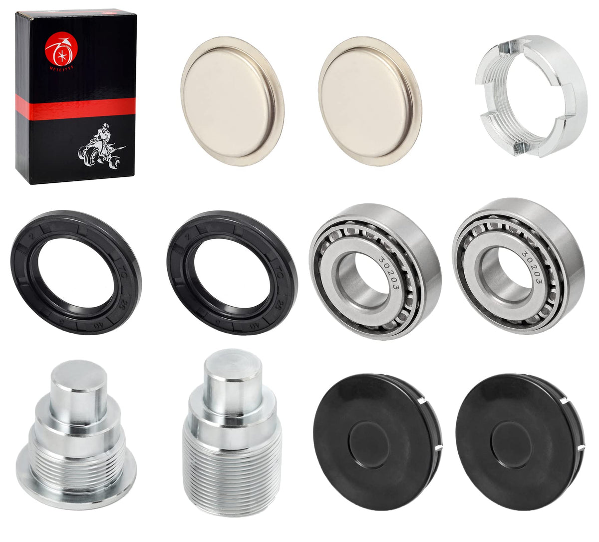 MOTO1988 bearings close-up displaying precision race surfaces for smoother pivot action