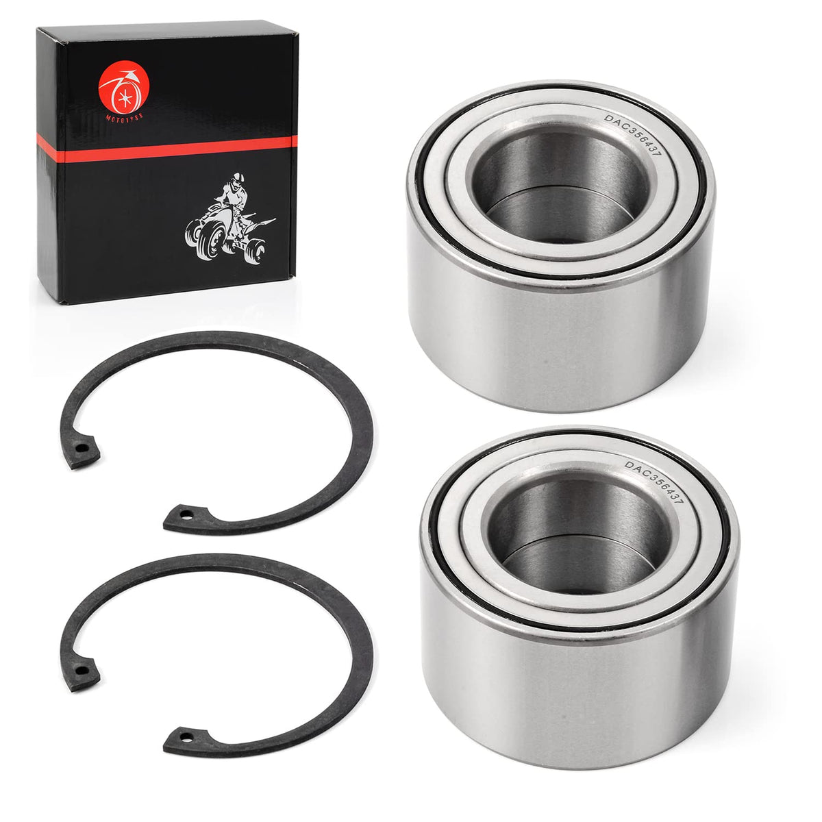 MOTO1988 bearings installed on Polaris hub demonstrating restored fitment