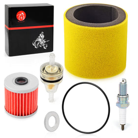 MOTO1988 front packaging showing full filter and plug kit, simplifies maintenance