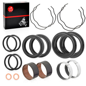 MOTO1988 front packaging showing full fork seal kit and clear fitment info