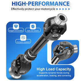 MOTO1988 shaft installed on Can-Am Outlander showing alignment