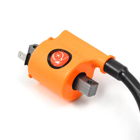 MOTO1988 ignition coil installed on Honda TRX420 engine for restored performance benefit