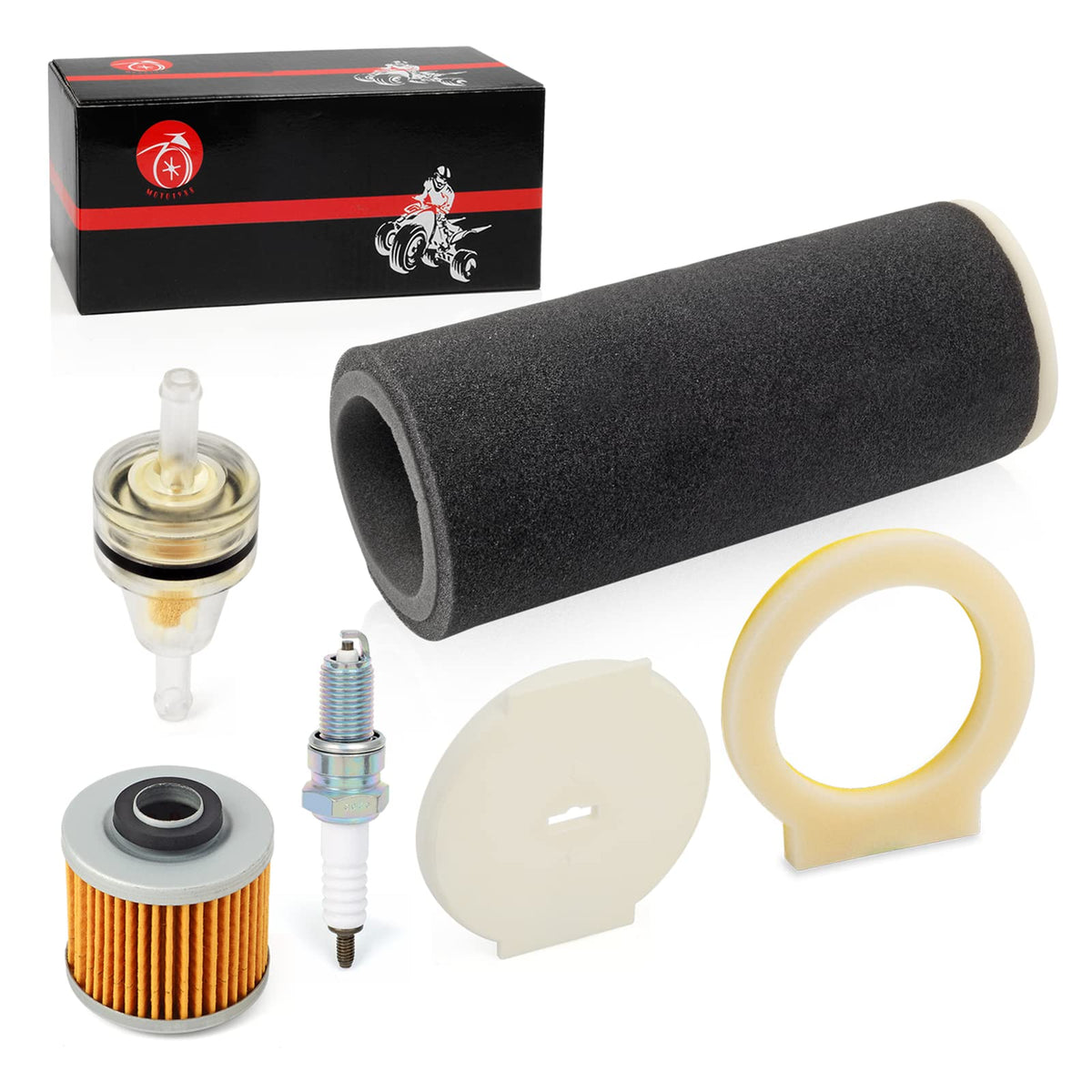 MOTO1988 kit installed in Yamaha Grizzly 600 airbox for quick maintenance
