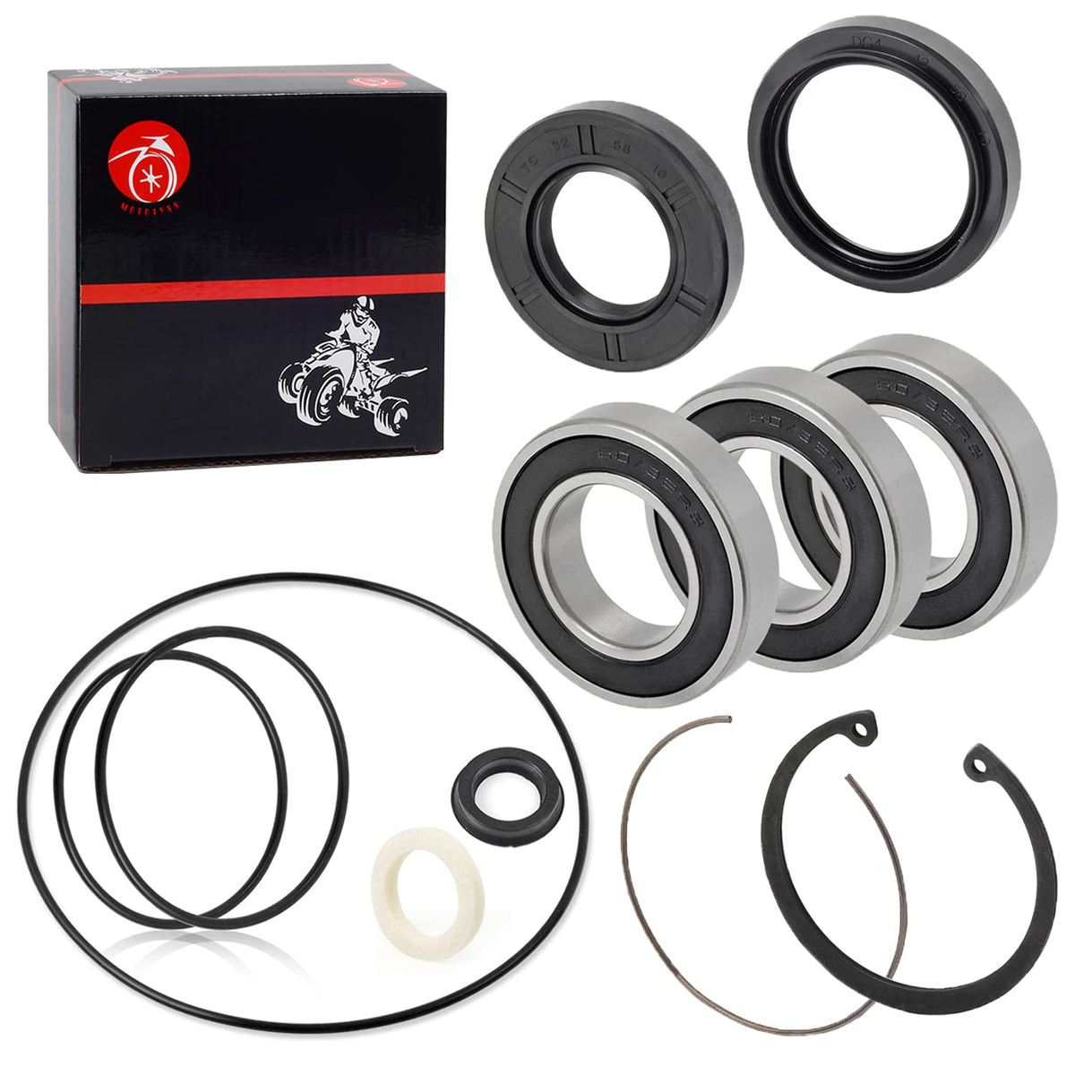 MOTO1988 kit installed on Honda rear hub demonstrating correct fit benefit