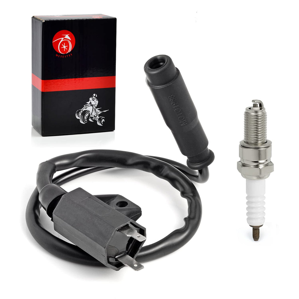 MOTO1988 kit installed on Kawasaki ATV illustrating straightforward replacement benefit