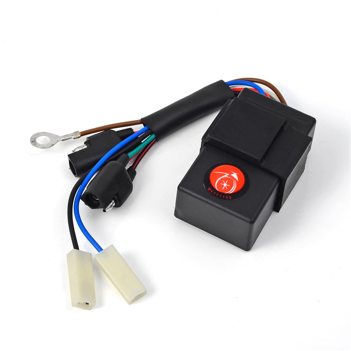 MOTO1988 full kit layout with coil, CDI, plug for straightforward replacement