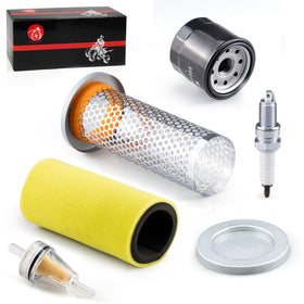 MOTO1988 oil filter and fuel filter side by side protecting engine reliability