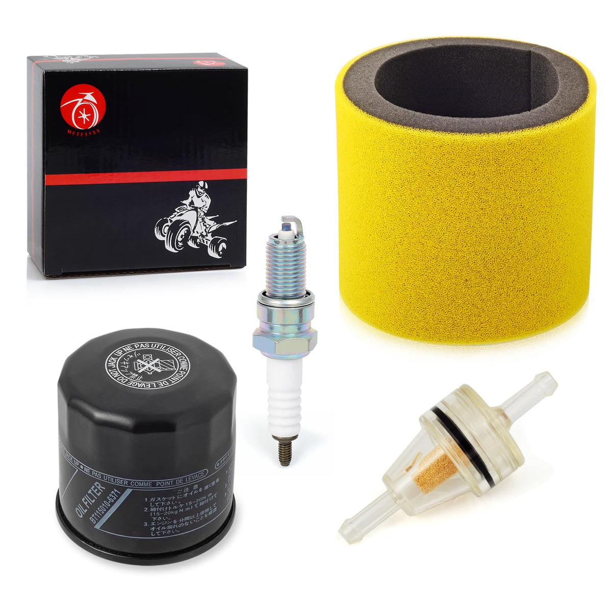 MOTO1988 oil filter closeup showing finish and filtration benefit for engine longevity