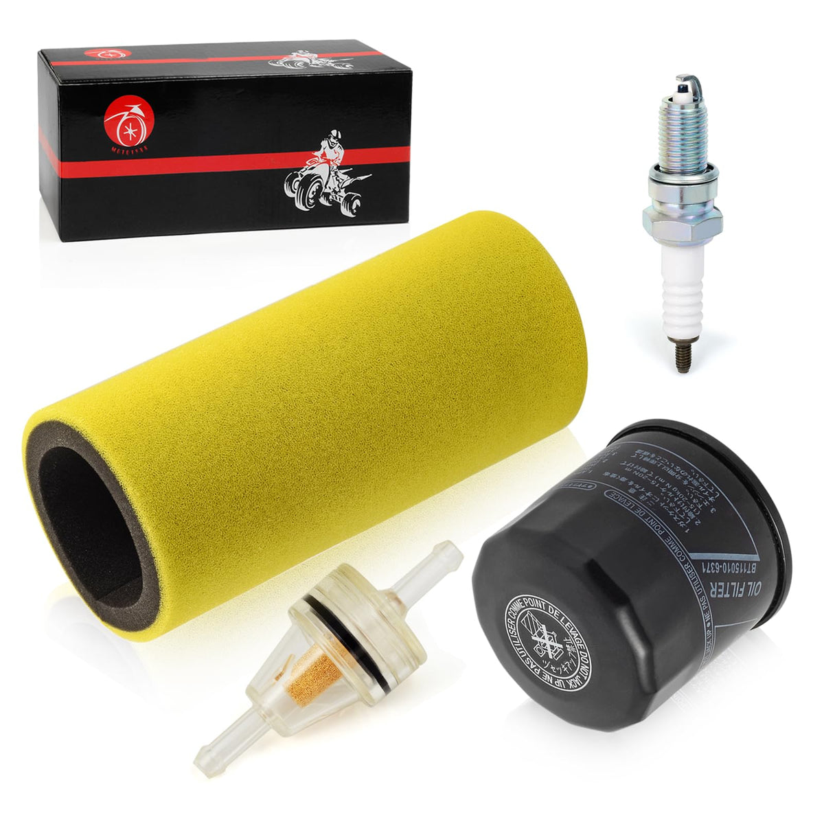 MOTO1988 oil filter detail highlighting threads and sealing surface for leak-free fit