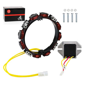 MOTO1988 packaged contents with stator and regulator for hassle-free replacement