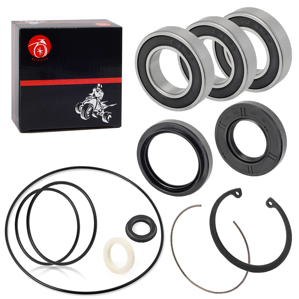 MOTO1988 front-packaging view showing complete rear hub kit and contents benefit clarity
