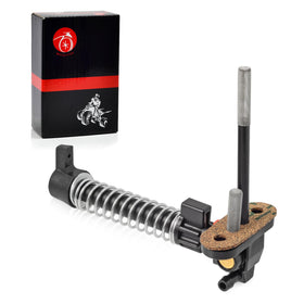 MOTO1988 petcock kit beside ruler illustrating exact size for accurate fitment