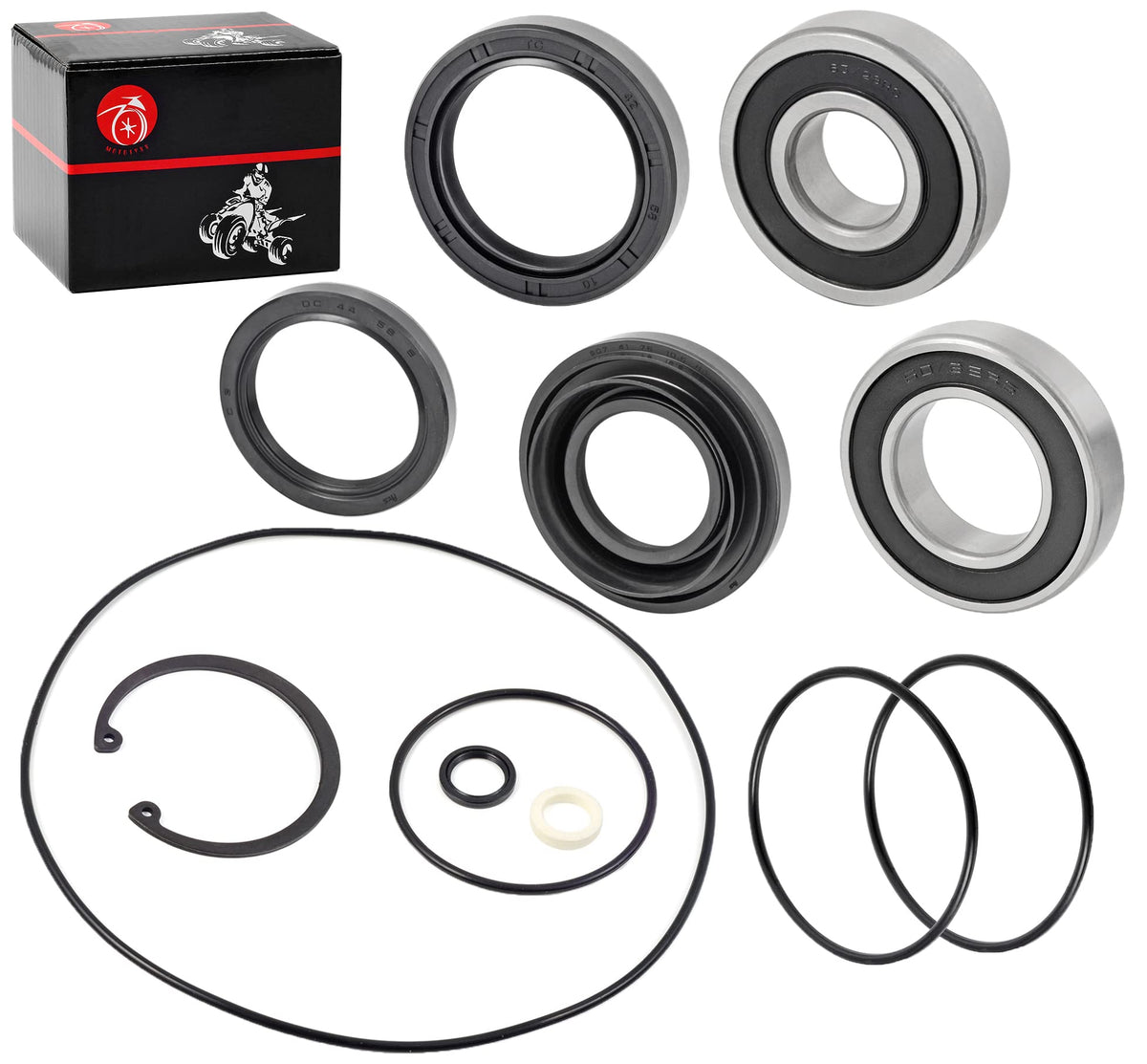 MOTO1988 layout of seals and O-rings showing organization for faster installation