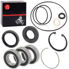 MOTO1988 dust seals and O‑rings laid flat for visual verification benefit