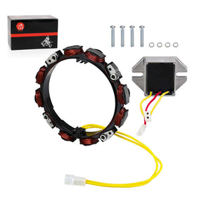 MOTO1988 stator next to ruler for clear size comparison and correct selection