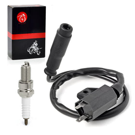 MOTO1988 spark plug cap detail showing connection point and reliable sealing
