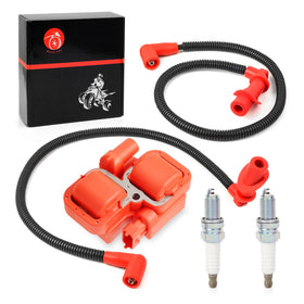 MOTO1988 spark plug cap and wire detail showing secure connection benefits