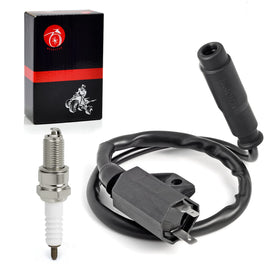 MOTO1988 spark plug profile with clean electrode for consistent combustion
