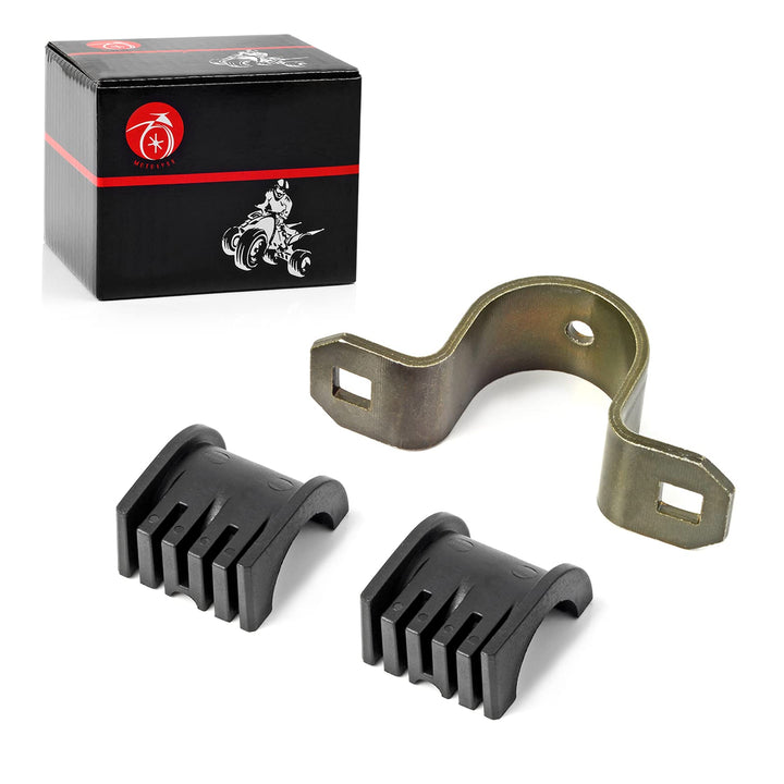 MOTO1988 front packaging showing included bushing kit and clear fit confirmation