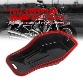 MOTO4U bottom detail showing guide ribs stabilizing draining flow