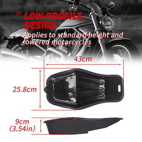 MOTO4U side profile highlighting 9cm low clearance for tight fit