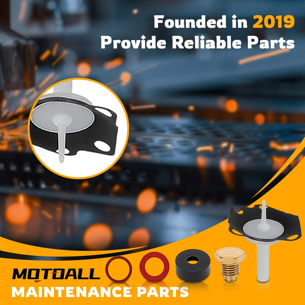 MOTOALL product label listing OE numbers and fitment for quick compatibility check