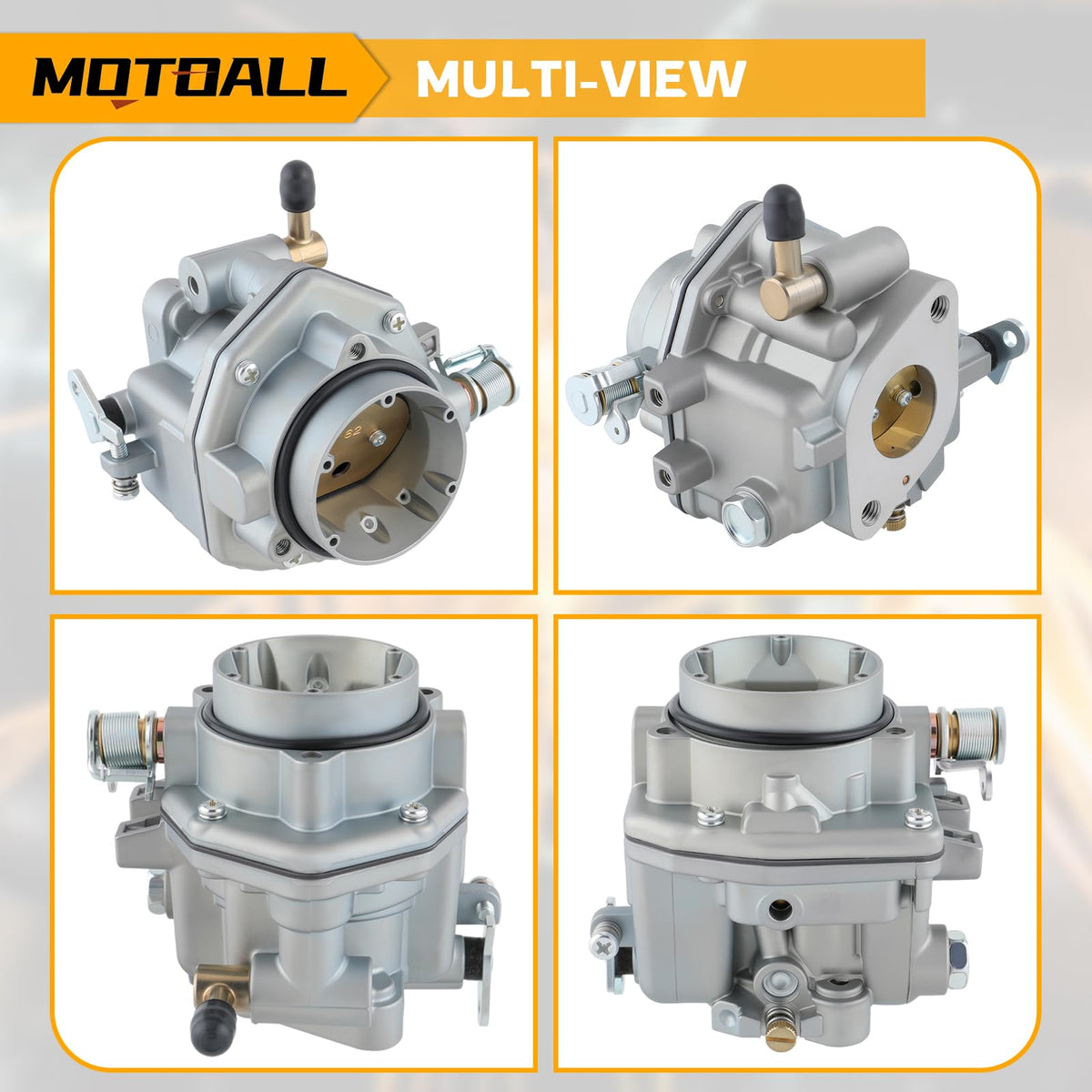 MOTOALL carburetor installed in engine demonstrating restored engine smoothness benefit