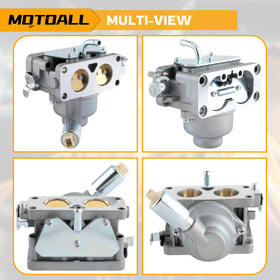 MOTOALL carburetor mounting flange and bolts view demonstrating direct fit to engine