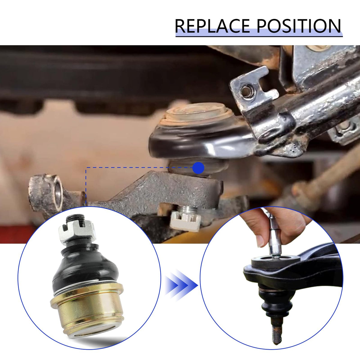 MOTOALL dust boot surface texture emphasizing protected bearing and extended joint life
