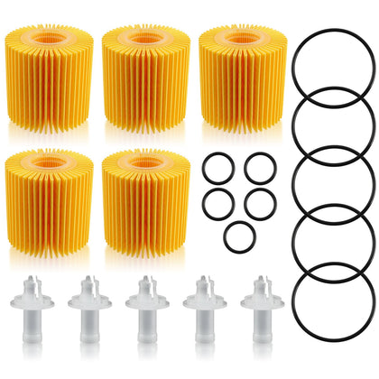 MOTOALL front packaging showing five filters and packing protection benefit