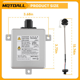 MOTOALL igniter closeup showing robust connector for reliable ignition performance